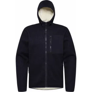 Jack Wolfskin KAMINFEUER HOODED JKT M Pánska outdoorová mikina, tmavo modrá, veľkosť