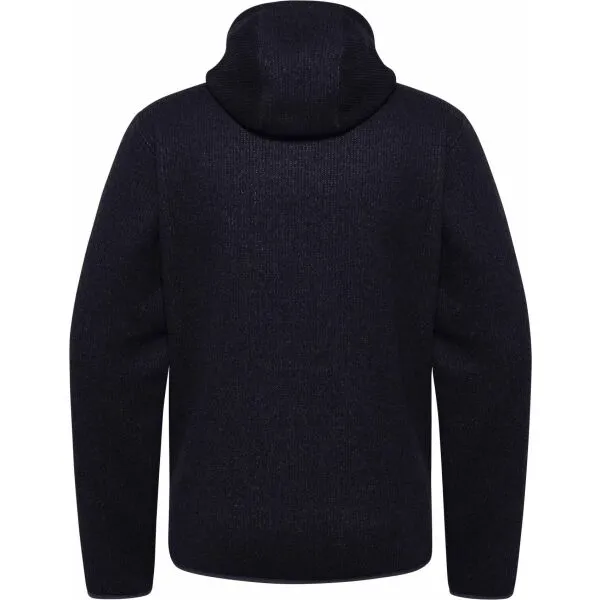 Jack Wolfskin KAMINFEUER HOODED JKT M Pánska outdoorová mikina, tmavo modrá, veľkosť