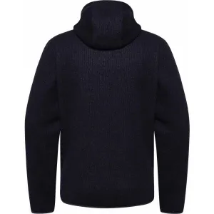 Jack Wolfskin KAMINFEUER HOODED JKT M Pánska outdoorová mikina, tmavo modrá, veľkosť