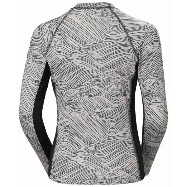 Helly Hansen WATERWEAR RASHGUARD W Dámsky funkčný zvršok, sivá, veľkosť