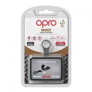 Opro BRONZE Chránič zubov, čierna, veľkosť UNI