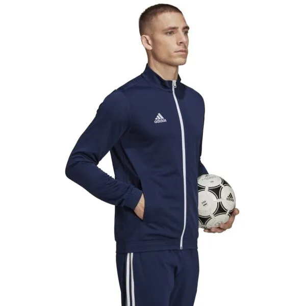 adidas ENT22 TK JKT Pánska futbalová mikina, tmavo modrá, veľkosť