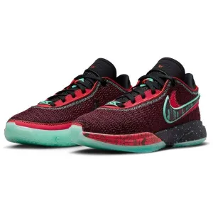 Nike LEBRON XX SE GS Detská basketbalová obuv, červená, veľkosť 36