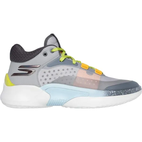Skechers SKX RESAGRIP Pánska basketbalová obuv, sivá, veľkosť