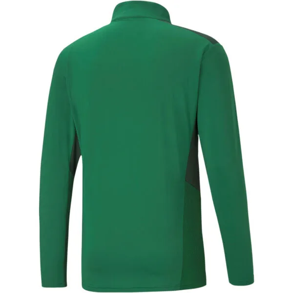 Puma TEAMCUP 1/4 ZIP TOP Pánska tréningová mikina, zelená, veľkosť