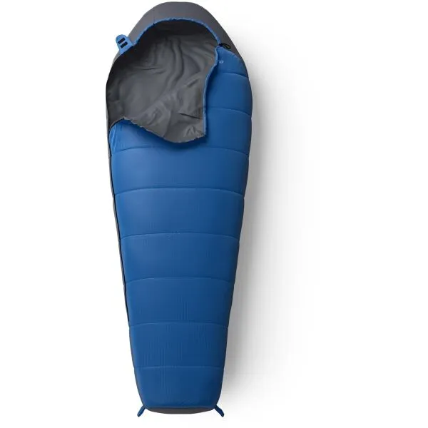 Crossroad GRANADA 225 Spací vak, modrá, veľkosť 225 cm - pravý zips