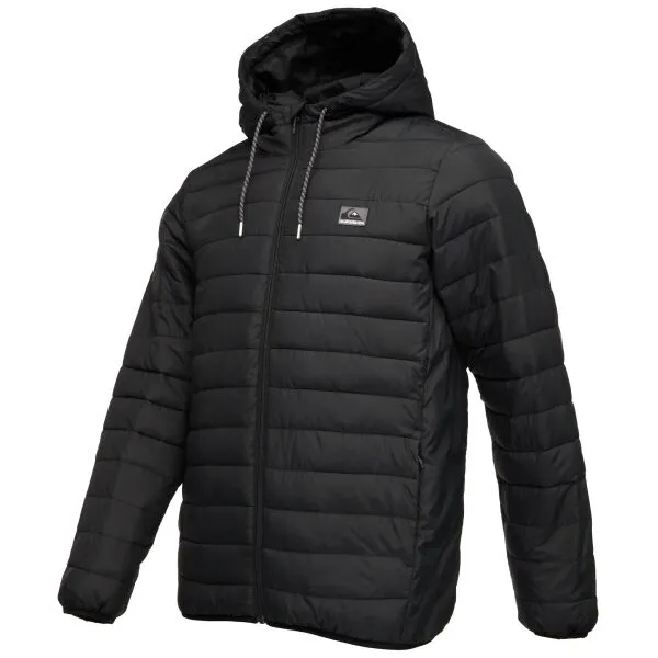 Quiksilver SCALY HOOD Pánska bunda, čierna, veľkosť