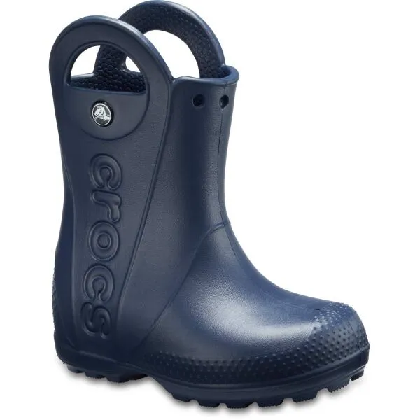 Crocs HANDLE IT RAIN BOOT KIDS Detské gumáky, tmavo modrá, veľkosť 33/34