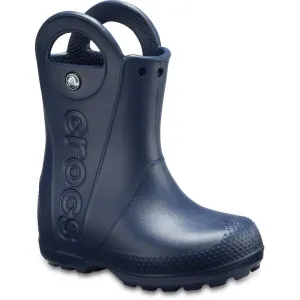Crocs HANDLE IT RAIN BOOT KIDS Detské gumáky, tmavo modrá, veľkosť 33/34