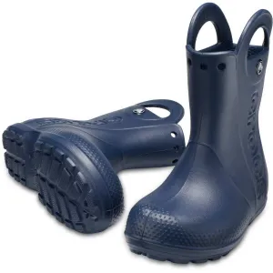 Crocs HANDLE IT RAIN BOOT KIDS Detské gumáky, tmavo modrá, veľkosť 33/34