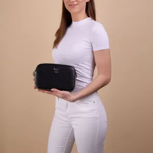 VUCH ROSETTE Dámska kabelka, čierna, veľkosť
