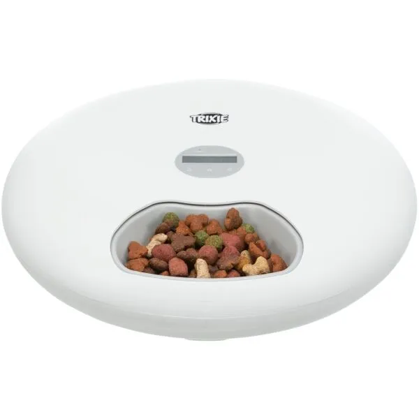 TRIXIE AUTOMATIC FEEDER TX5+1 Automatický dávkovač krmiva, biela, veľkosť
