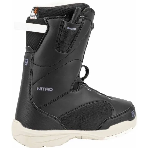 NITRO FLORA TLS Dámska snowboardová obuv, čierna, veľkosť
