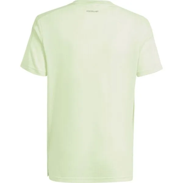 adidas TRAINING AEROREADY T-SHIRT Chlapčenské tričko, svetlo zelená, veľkosť