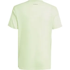 adidas TRAINING AEROREADY T-SHIRT Chlapčenské tričko, svetlo zelená, veľkosť