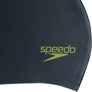Speedo LONG HAIR CAP JU Juniorská plavecká čiapka, čierna, veľkosť