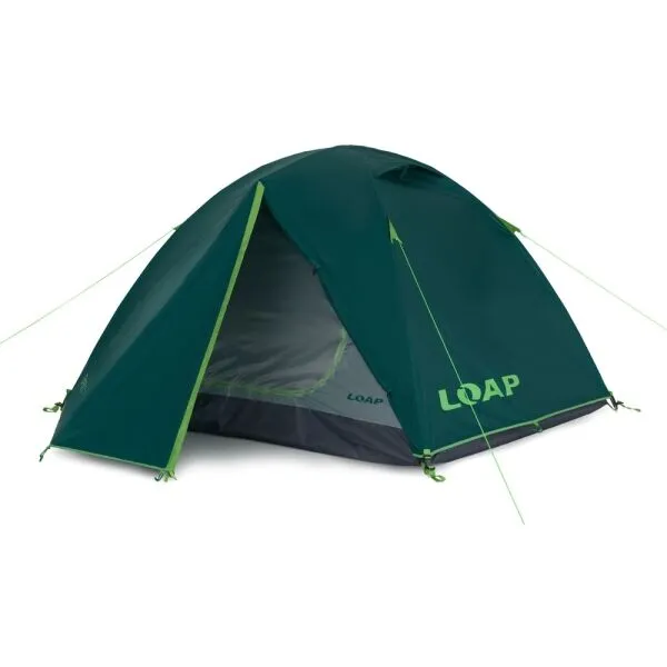 LOAP TEMPRA 3 Outdoorový stan, zelená, veľkosť