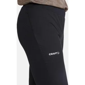 Craft ADV ESSENCE WARM WIND TIGHTS Pánske zateplené elastické nohavice, čierna, veľkosť