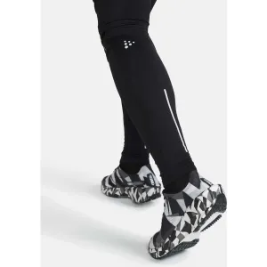 Craft ADV ESSENCE WARM WIND TIGHTS Pánske zateplené elastické nohavice, čierna, veľkosť