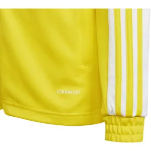 adidas SQ21 TR JKT Y Chlapčenská futbalová mikina, žltá, veľkosť