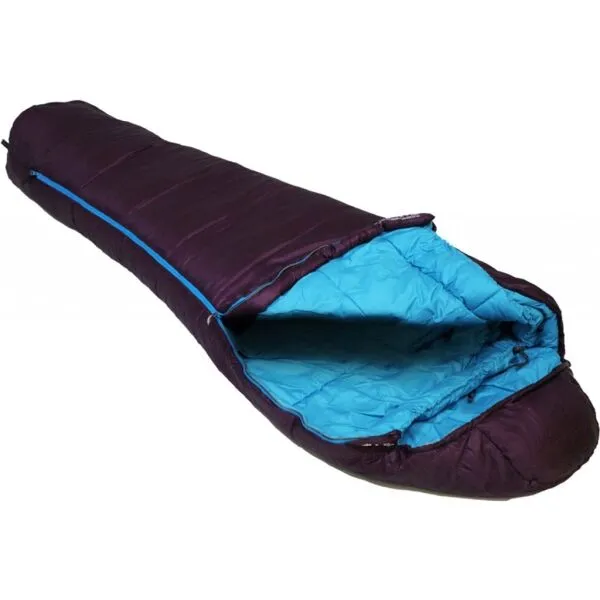 Vango NITESTAR ALPHA 250S Múmiový spací vak, vínová, veľkosť 195 cm - ľavy zips