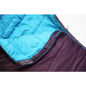 Vango NITESTAR ALPHA 250S Múmiový spací vak, vínová, veľkosť 195 cm - ľavy zips