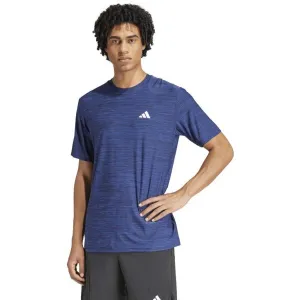 adidas TRAIN ESSENTIALS STRETCH TRAINING TEE Pánske športové tričko, tmavo modrá, veľkosť