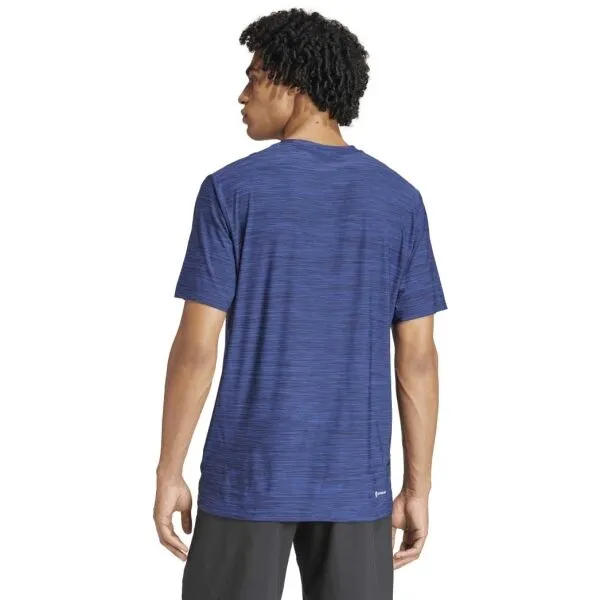 adidas TRAIN ESSENTIALS STRETCH TRAINING TEE Pánske športové tričko, tmavo modrá, veľkosť