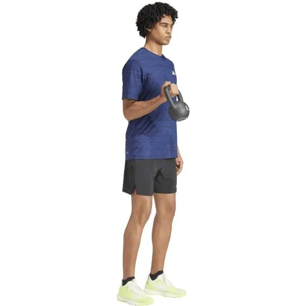 adidas TRAIN ESSENTIALS STRETCH TRAINING TEE Pánske športové tričko, tmavo modrá, veľkosť