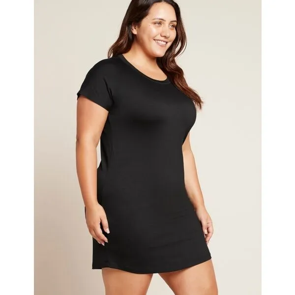 BOODY GOODNIGHT NIGHTDRESS Dámska nočná košeľa, čierna, veľkosť