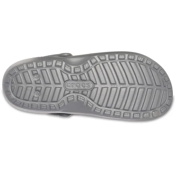 Crocs CLASSIC FUZZ LINED CLOG Dámska nazúvacia obuv, sivá, veľkosť 36/37
