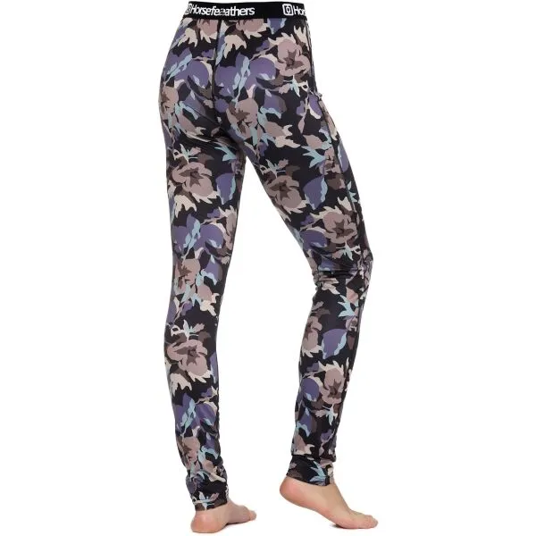 HORSEFEATHERS Termo nohavice Mirra - flowers CAMO velikost M