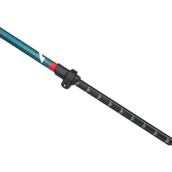 Crossroad ODYSSEY XL Trojdielne trekové palice, čierna, veľkosť