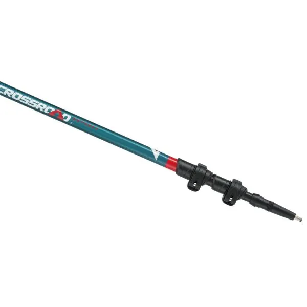 Crossroad ODYSSEY XL Trojdielne trekové palice, čierna, veľkosť