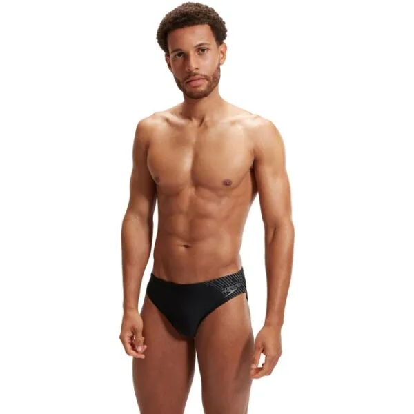 Speedo MEDLEY LOGO 7CM Pánske plavky, čierna, veľkosť