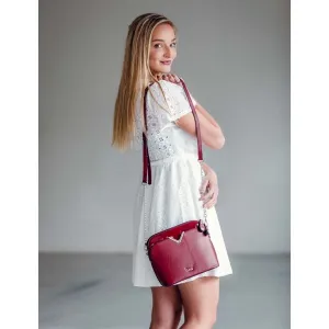 Vínová dámska crossbody kabelka VUCH Terra