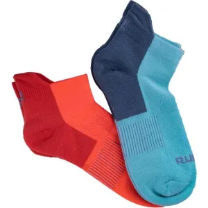 Runto RUN SOCKS W 2P 2 páry športových ponožiek s antibakteriálnou úpravou, oranžová, veľkosť