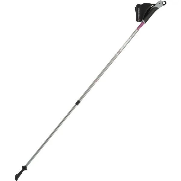 Crossroad MUNGO Dvojdielne nordic walking palice, sivá, veľkosť