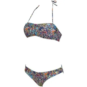 Arena BANDEAU ALLOVER Dámske plavky, mix, veľkosť