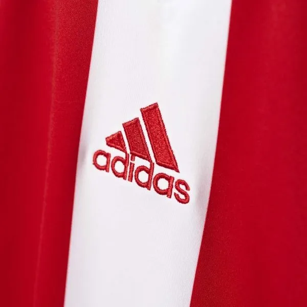 adidas STRIPED 15 JSY JR Chlapčenský futbalový dres, červená, veľkosť