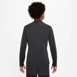 Nike DRI-FIT ACADEMY B Chlapčenské futbalové tričko, tmavo sivá, veľkosť