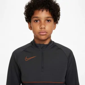 Nike DRI-FIT ACADEMY B Chlapčenské futbalové tričko, tmavo sivá, veľkosť