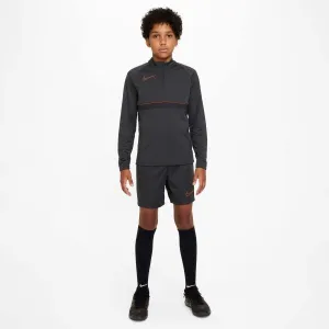 Nike DRI-FIT ACADEMY B Chlapčenské futbalové tričko, tmavo sivá, veľkosť