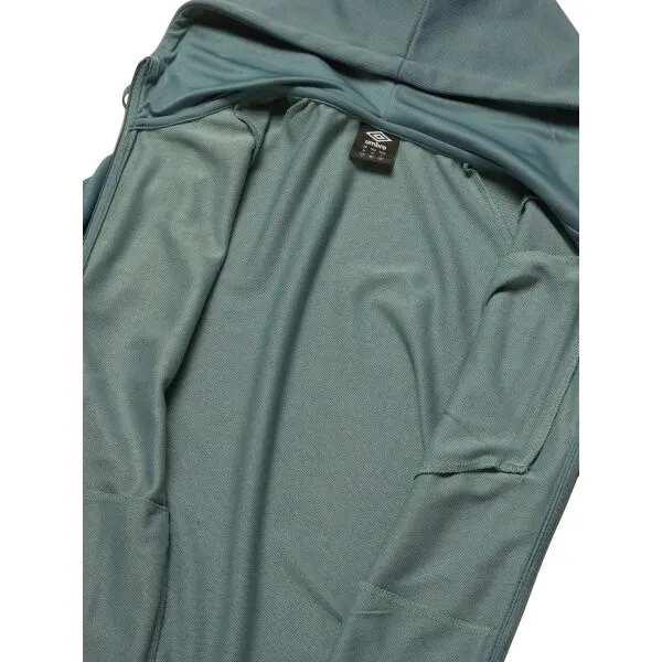 Umbro SPORTSWEAR FULL ZIP HOODIE Pánská mikina na zips, tmavo zelená, veľkosť