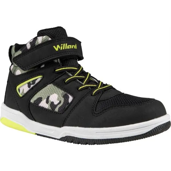 Willard BOBBY MID II Detská voľnočasová obuv, čierna, veľkosť