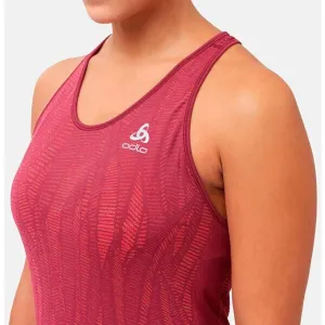 Odlo W BLACKCOMB LIGHT ECO BI TOP CREW NECK SINGLET Dámske funkčné tielko, vínová, veľkosť