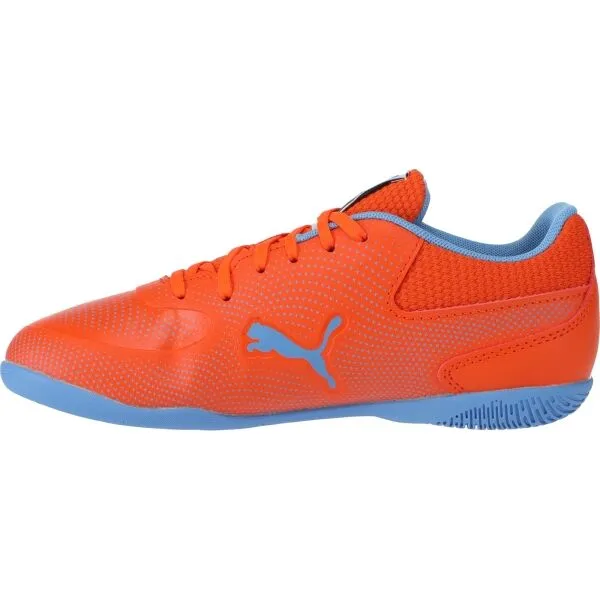 Puma TRUCO III JR Detská halová obuv, oranžová, veľkosť 34.5