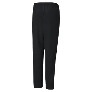 Puma TEAMRISE SIDELINE PANTS JR Chlapčenské futbalové tepláky, čierna, veľkosť