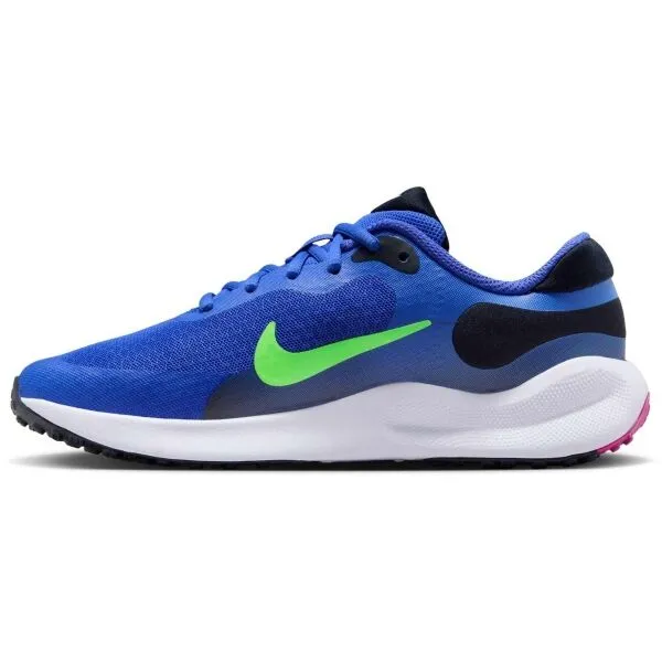 Nike REVOLUTION 7 (GS) Juniorská bežecká obuv, modrá, veľkosť 38.5