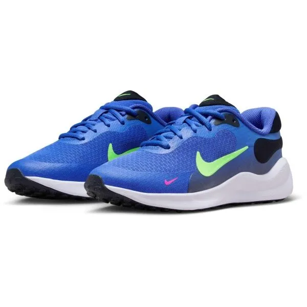 Nike REVOLUTION 7 (GS) Juniorská bežecká obuv, modrá, veľkosť 38.5